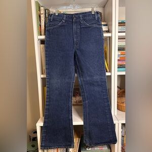 Levi’s Vintage Orange Tab Flare Jeans.  See Measurements